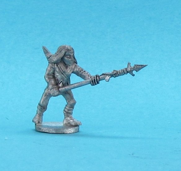 DI302B Wood Elf Spearbearer thrusting - Click Image to Close