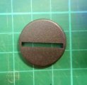 25mm round plastic slotted base (15)