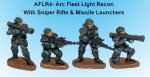 AFLR4 Recon Trooper Snipers + Launchers (8)