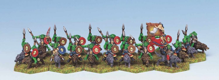 4039 Wolf Rider Spearbearers (20) - Click Image to Close