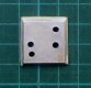 99-110 25mm square metal bases (6)