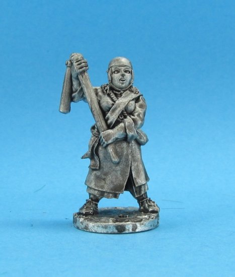 Militiawoman with Flail 19302a - Click Image to Close