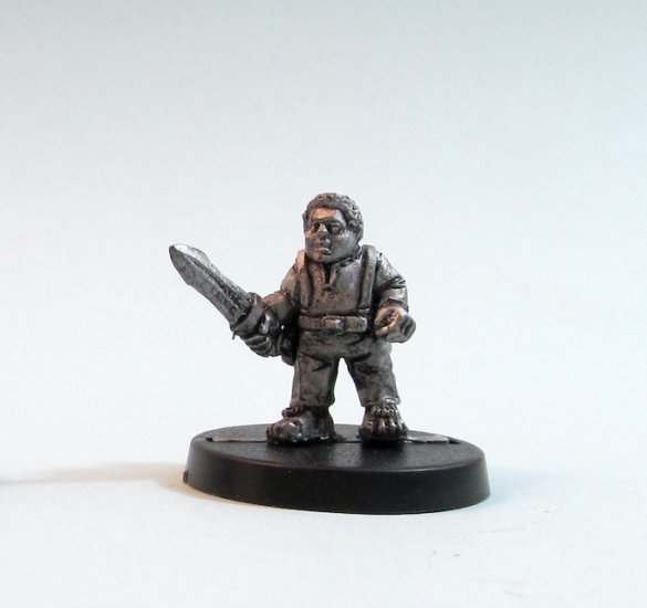 HF003 Drogo Longbottom (halfling with sword) - Click Image to Close