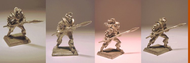 02-003 Irregular Elf Spearmen (4) - Click Image to Close