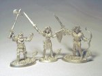 01-168 Durban Dwarf, Calemon Elf & Swordmistress (3)