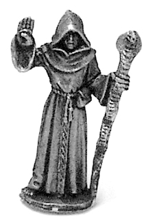 03-001 Cloaked Cleric with Staff - Click Image to Close