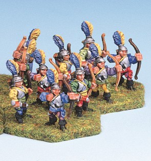 4113A Noble Longbow Archers (10) - Click Image to Close