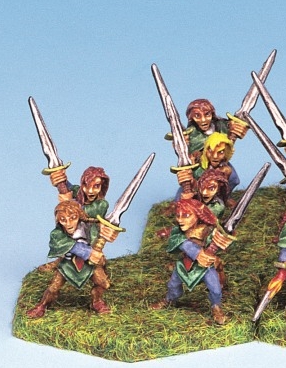 4309A Wood Elf Swordmasters (10) - Click Image to Close