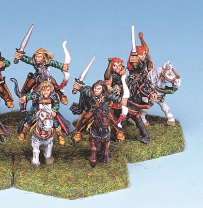 4310A Wood Elf mounted Rangers (5) - Click Image to Close